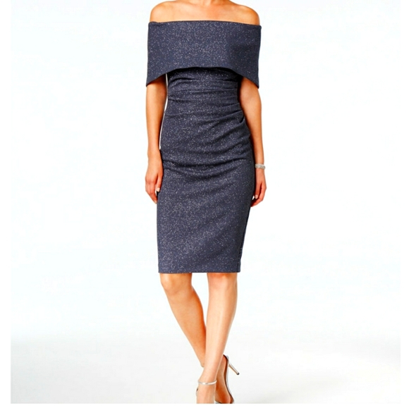 Vince Camuto blue glitter BNWT